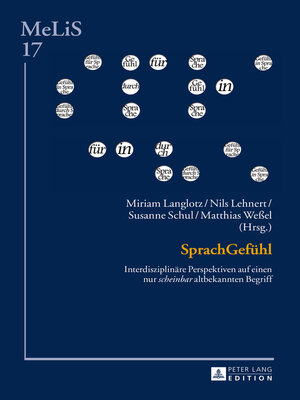 cover image of SprachGefühl
